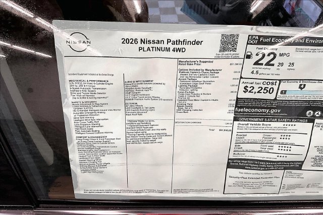 New 2026 Nissan Pathfinder Platinum w/ Lighting Package AWD/4WD image 41