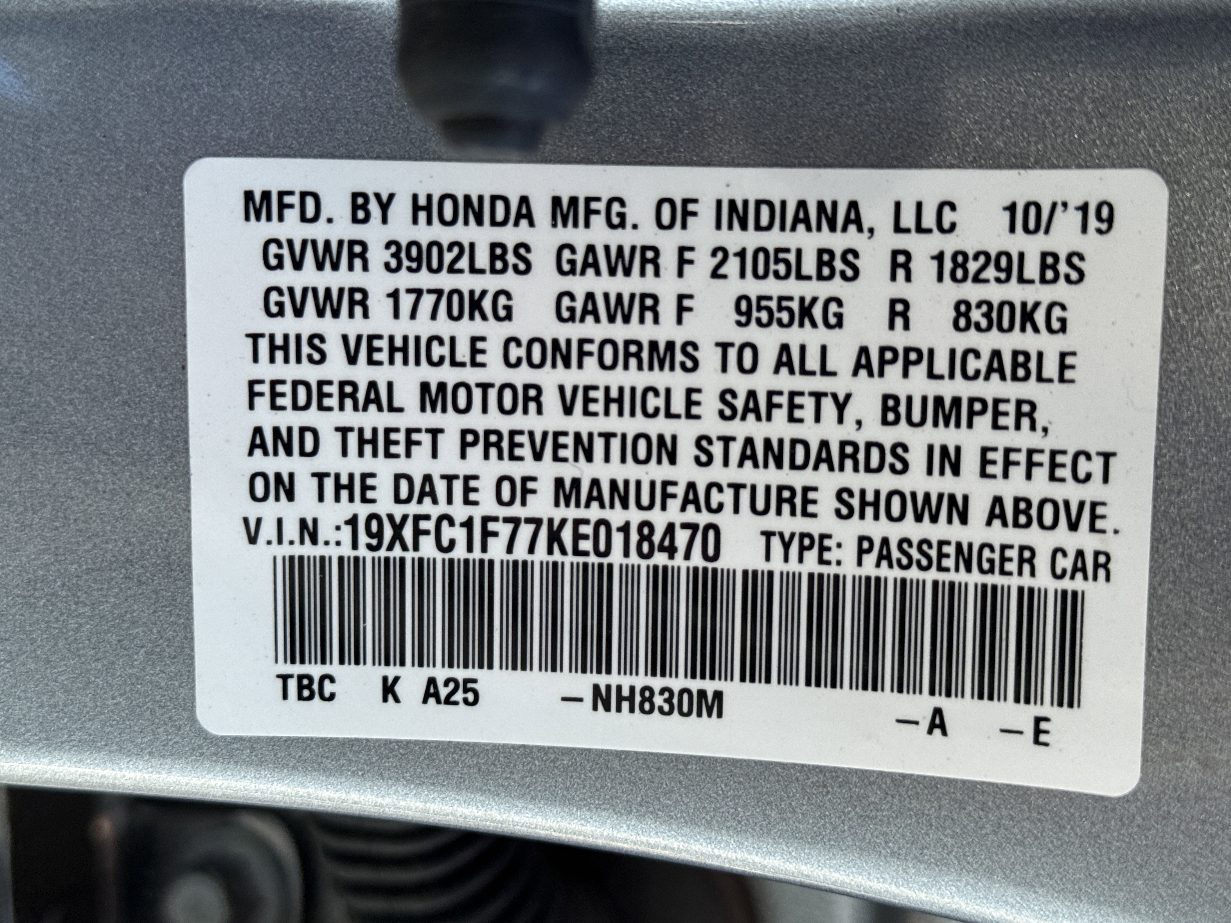 Used 2019 Honda Civic EX-L image 34