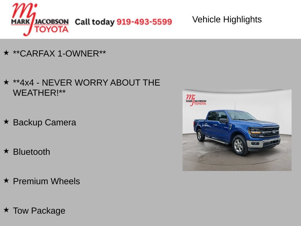 Used 2025 Ford F150 XLT w/ Equipment Group 301A Standard AWD/4WD image 6