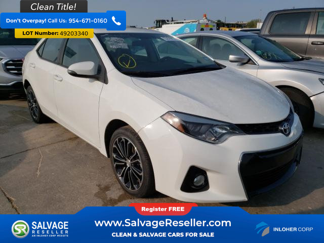 Used 2016 Toyota Corolla S FWD image 1