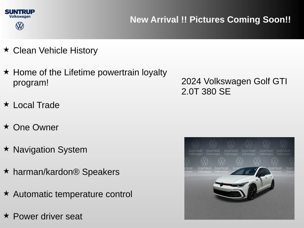 Used 2024 Volkswagen GTI SE FWD image 5