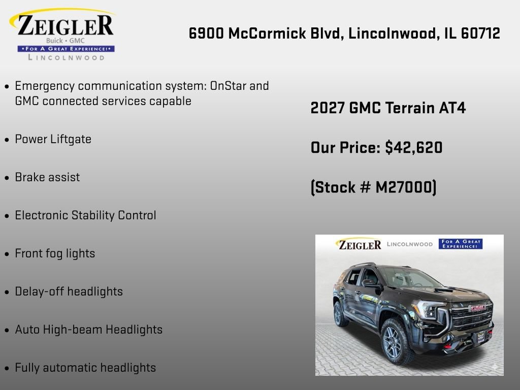 New 2027 GMC Terrain AT4 w/ Technology Package II AWD/4WD image 18