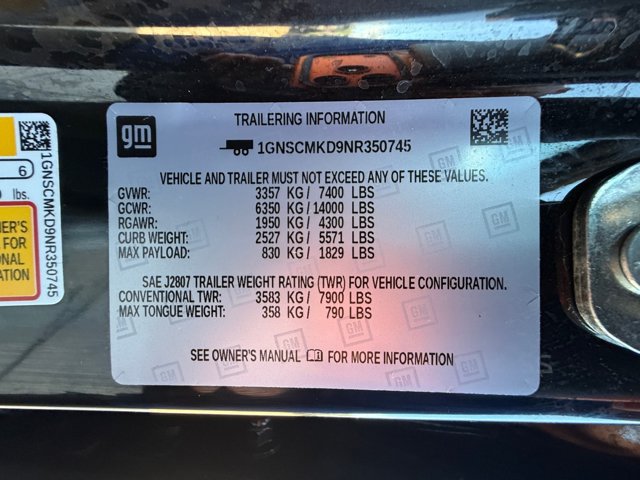 Used 2022 Chevrolet Tahoe LS w/ Driver Alert Package RWD image 23
