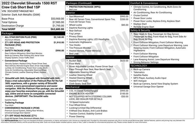Used 2022 Chevrolet Silverado 1500 RST w/ All Star Edition Plus AWD/4WD image 69