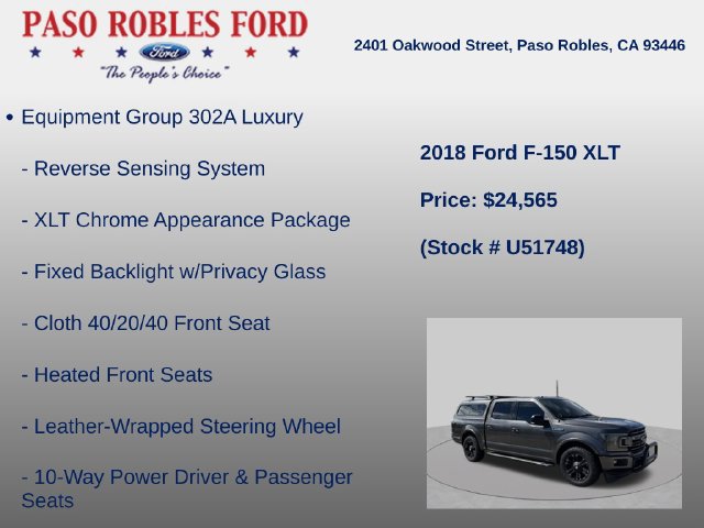 Used 2018 Ford F150 XLT w/ Equipment Group 302A Luxury RWD image 6