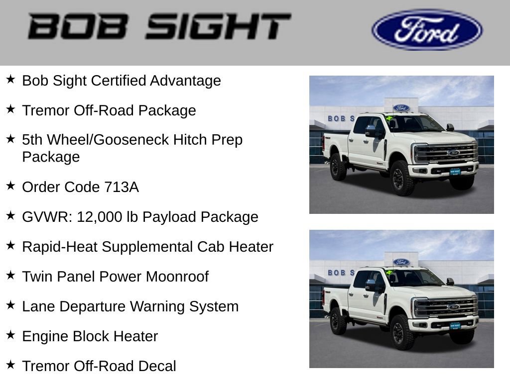 Used 2024 Ford F350 Platinum w/ Tremor Off-Road Package image 3
