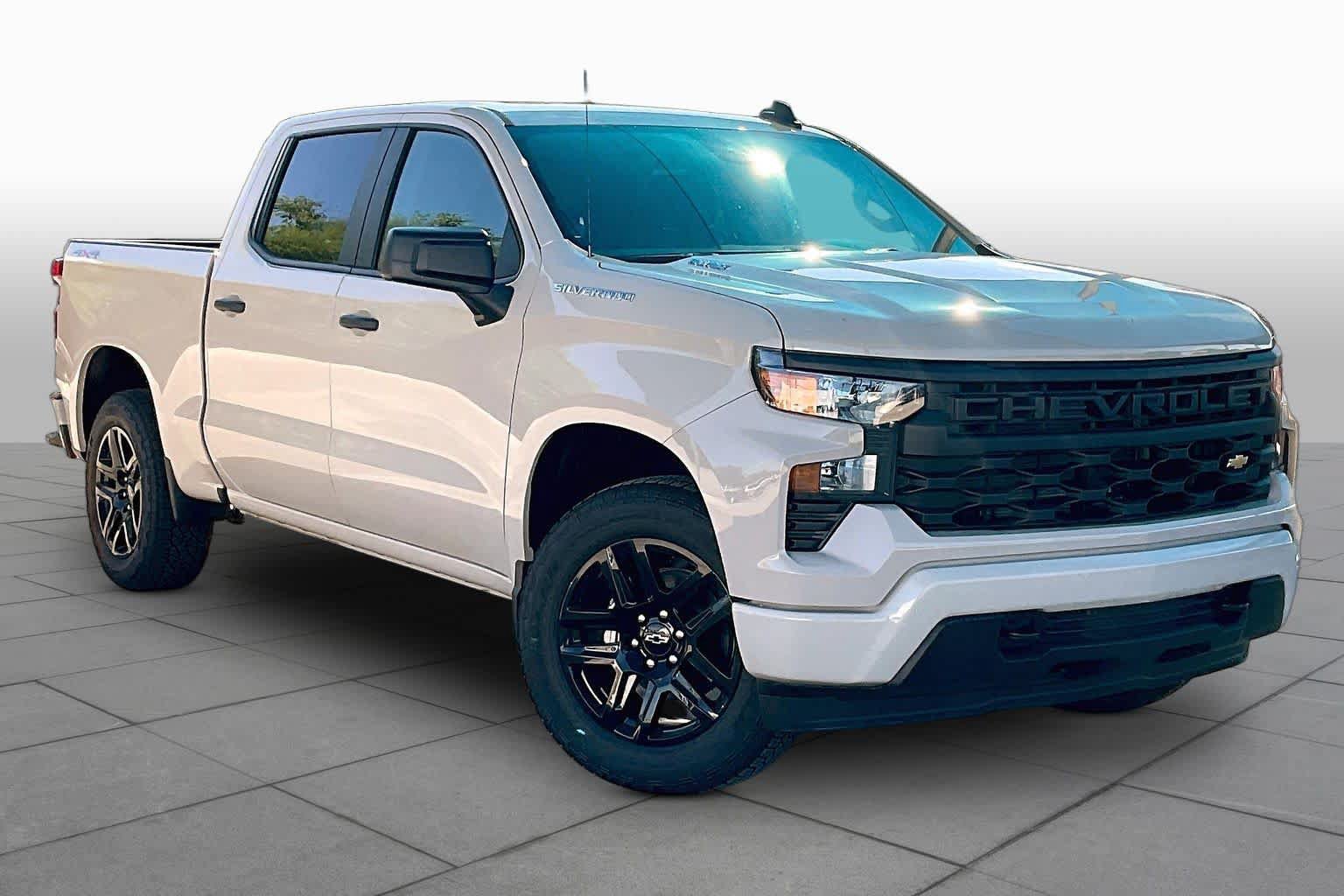 New 2026 Chevrolet Silverado 1500 Custom w/ Turbomax Blackout Package AWD/4WD image 2