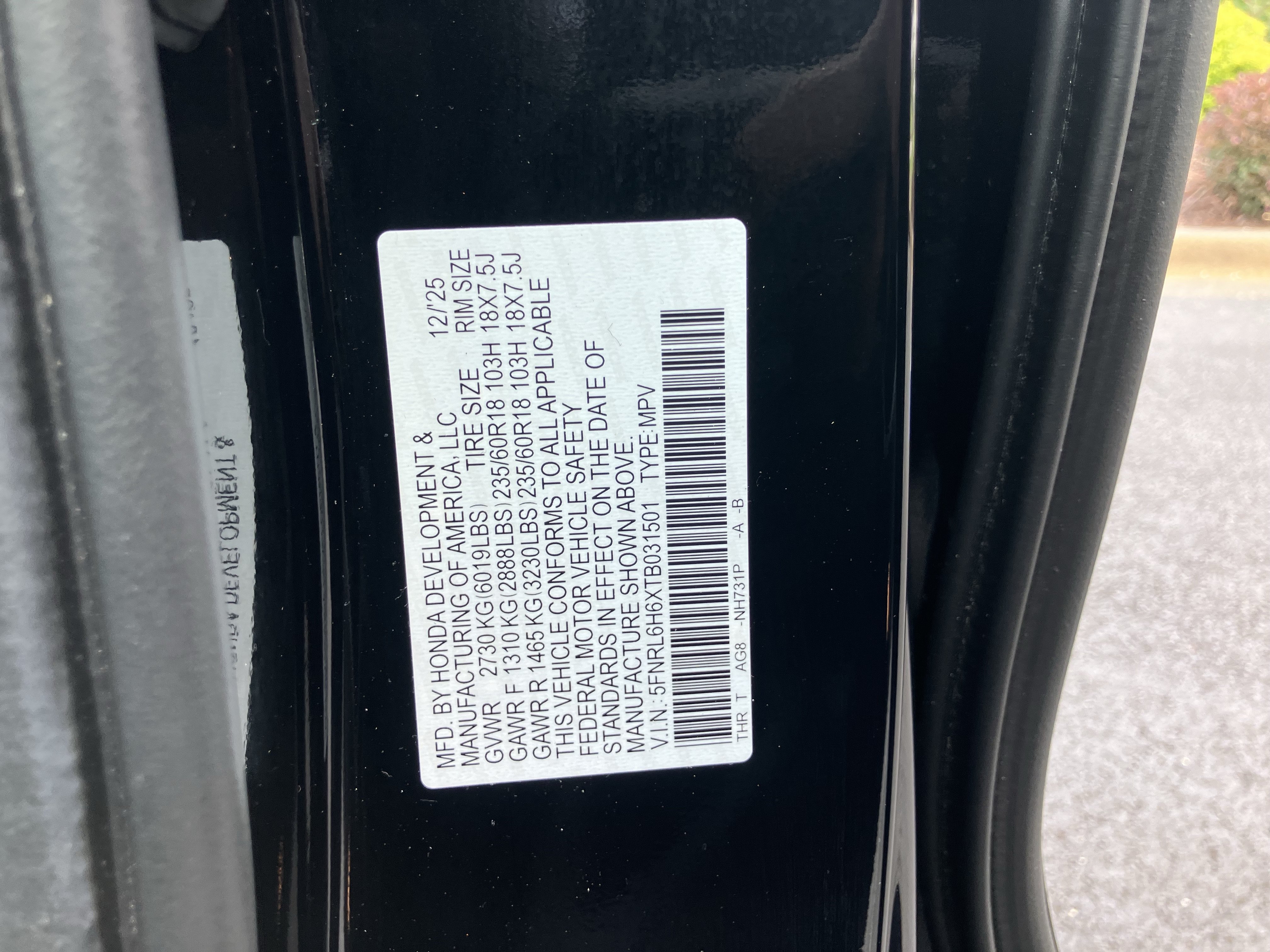 Certified 2026 Honda Odyssey EX-L image 37