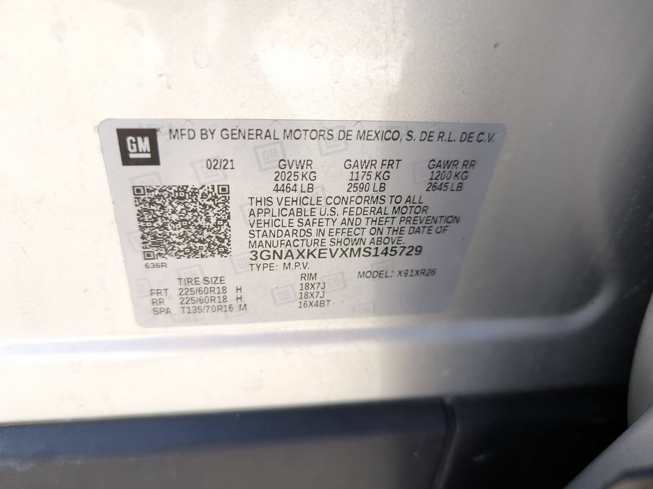Certified 2021 Chevrolet Equinox LT FWD image 28