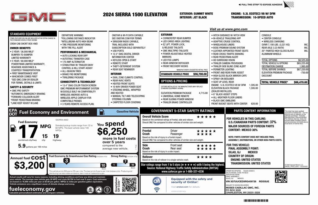 Used 2024 GMC Sierra 1500 Elevation w/ Elevation Premium Package image 4