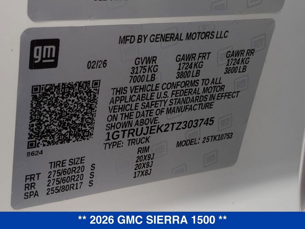 New 2026 GMC Sierra 1500 Elevation AWD/4WD image 35