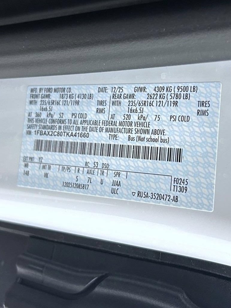 New 2026 Ford Transit 350 XL RWD image 23