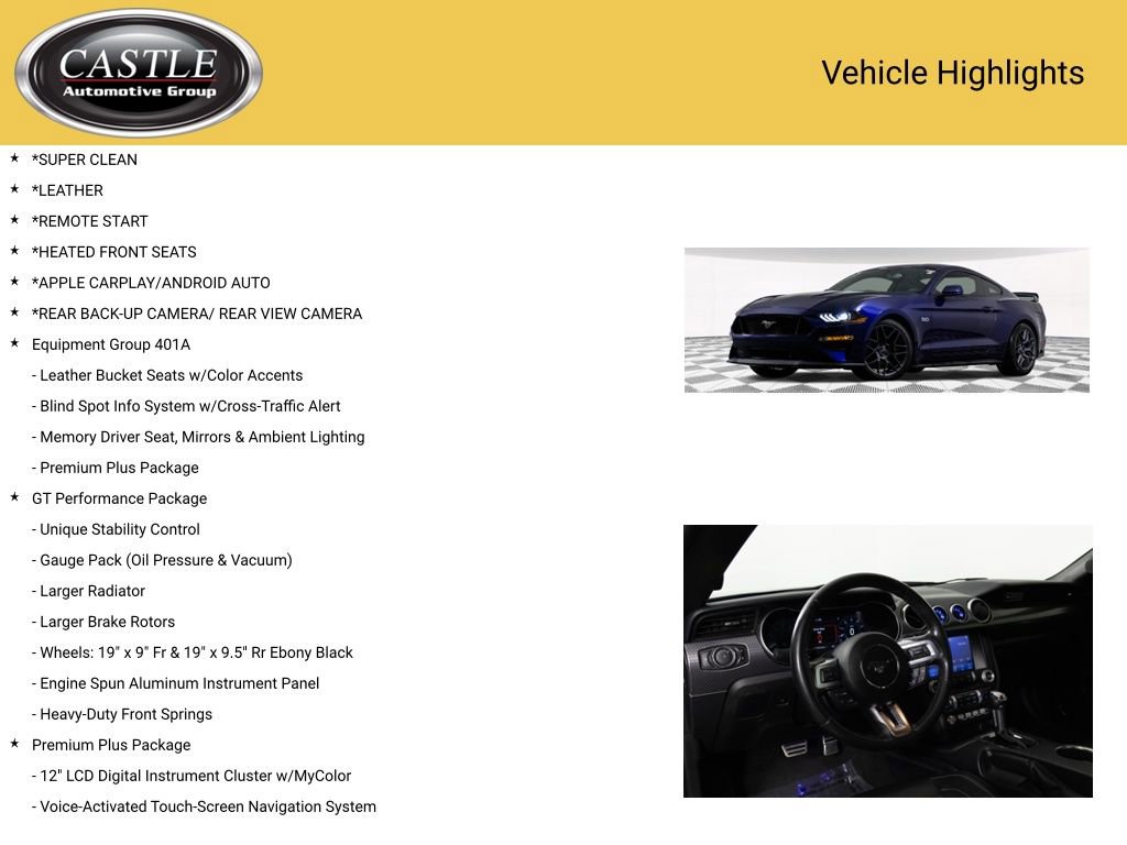 Used 2020 Ford Mustang GT Premium w/ GT Performance Package image 3