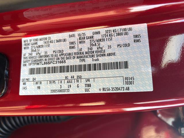 New 2025 Ford F150 Platinum image 20