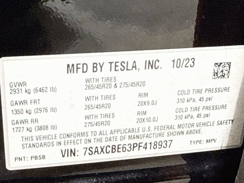 Used 2023 Tesla Model X Plaid AWD/4WD image 38