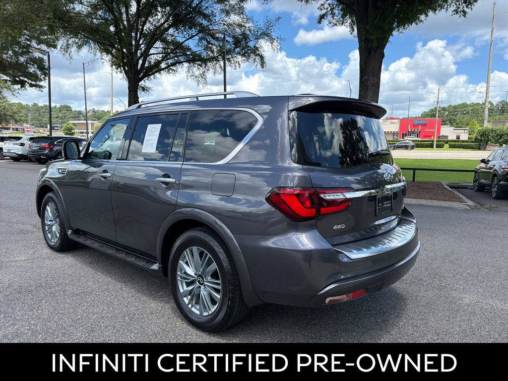 Certified 2023 INFINITI QX80 Luxe w/ All-Season Package AWD/4WD image 9