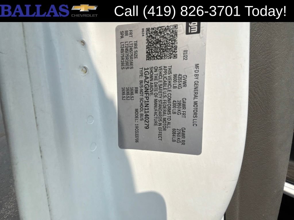 Used 2022 Chevrolet Express 3500 LS RWD image 20