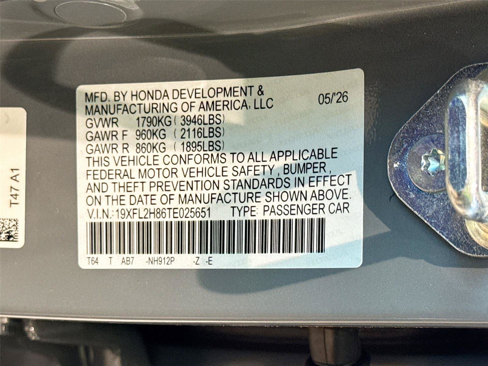 New 2026 Honda Civic Sport image 22