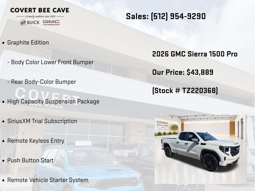 New 2026 GMC Sierra 1500 Pro w/ Graphite Edition AWD/4WD image 26