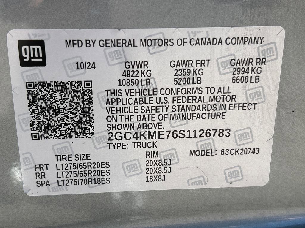 Used 2025 Chevrolet Silverado 2500 Custom w/ Custom Value Package AWD/4WD image 35