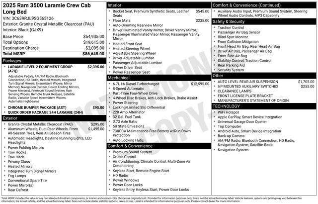 Used 2025 RAM 3500 Laramie image 39