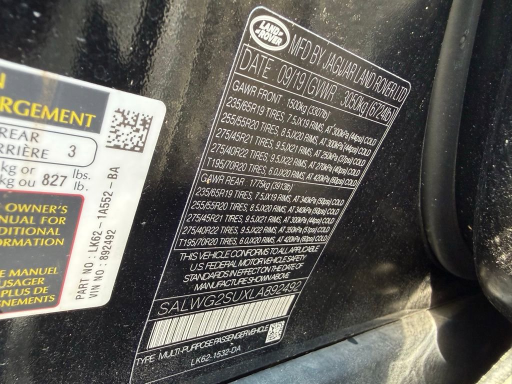 Used 2020 Land Rover Range Rover Sport SE image 26