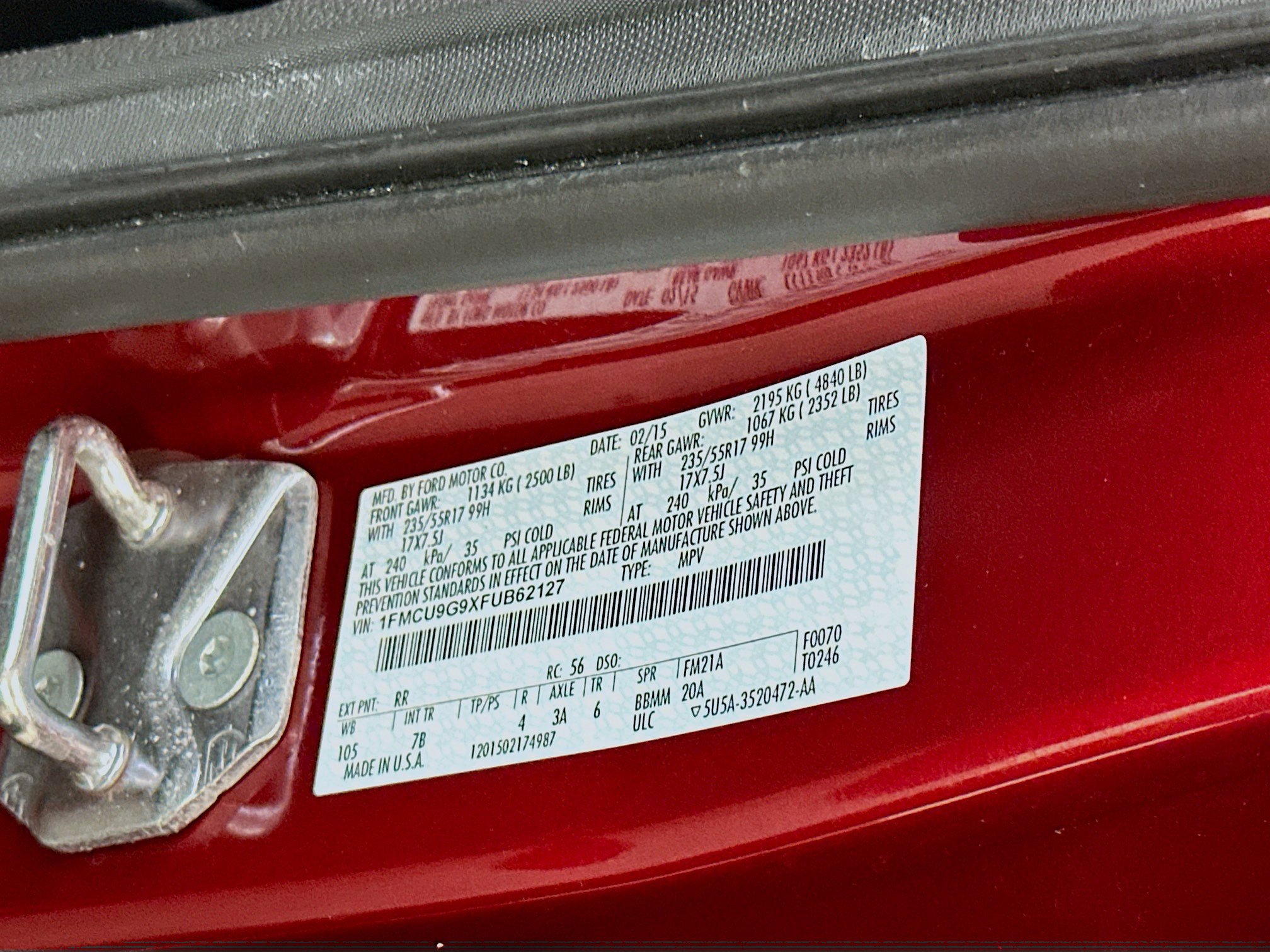 Used 2015 Ford Escape SE image 12