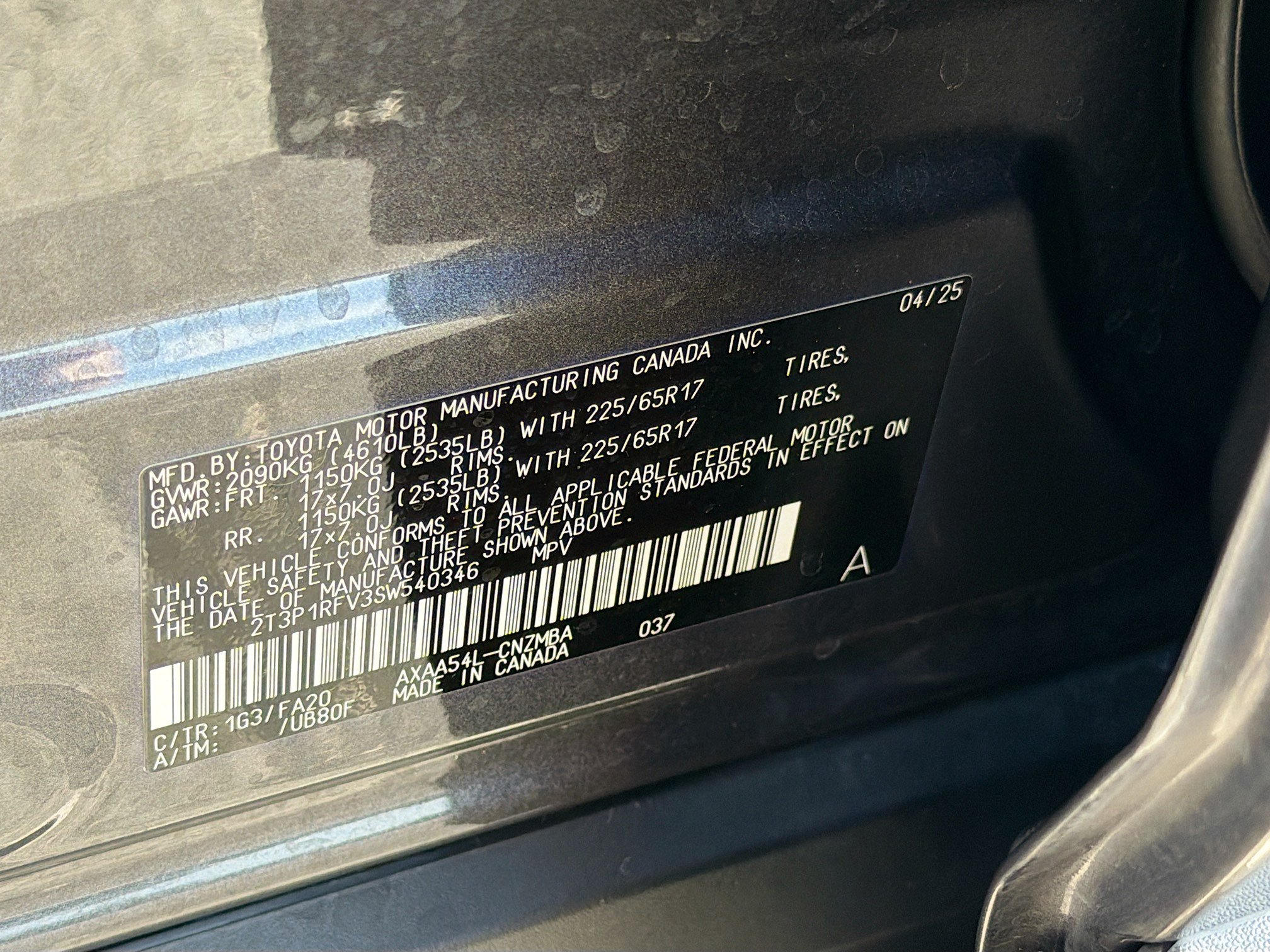 Used 2025 Toyota RAV4 XLE w/ Convenience Package AWD/4WD image 45