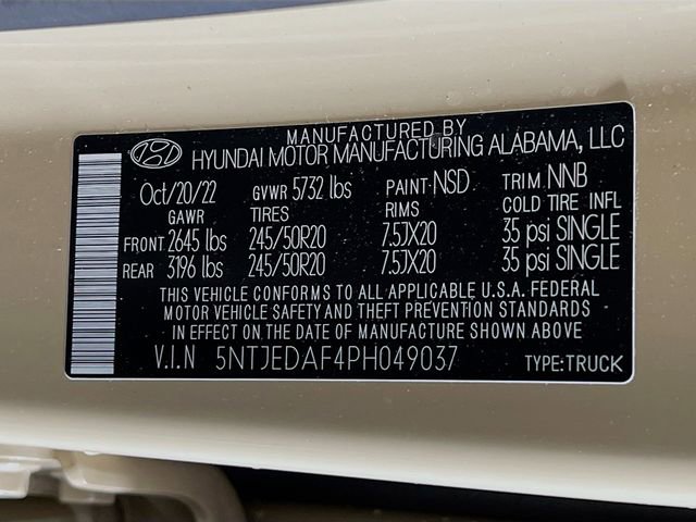 Used 2023 Hyundai Santa Cruz Limited image 12