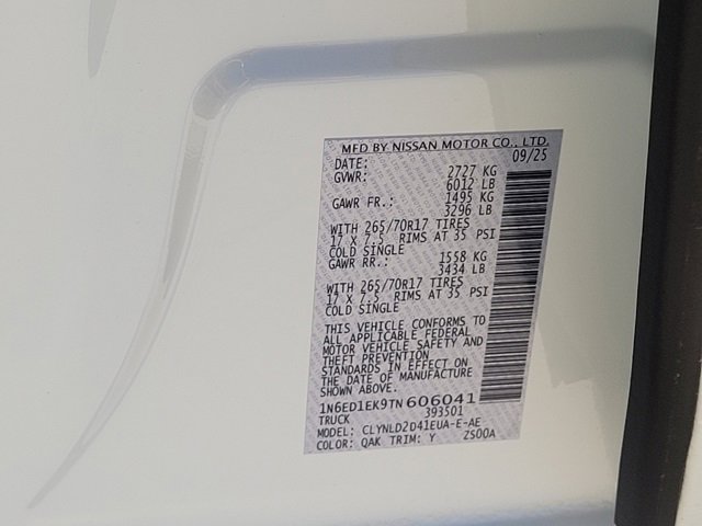 New 2026 Nissan Frontier PRO-4X w/ Pro Premium Package image 12