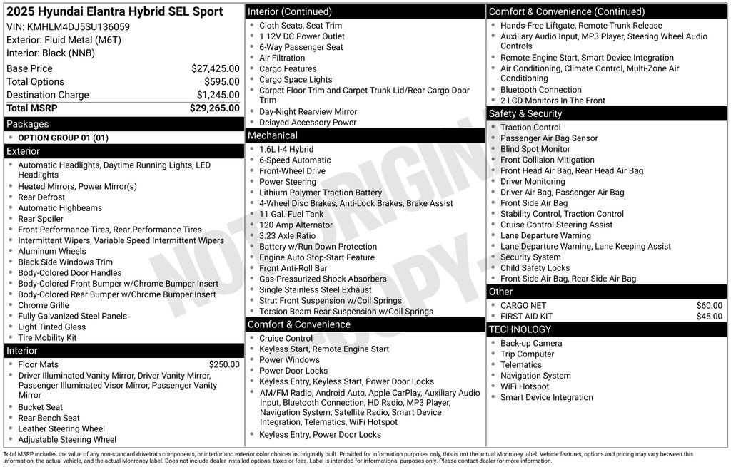 Used 2025 Hyundai Elantra SEL image 28