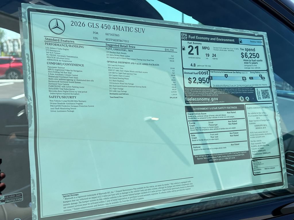 New 2026 Mercedes-Benz GLS 450 4MATIC image 39