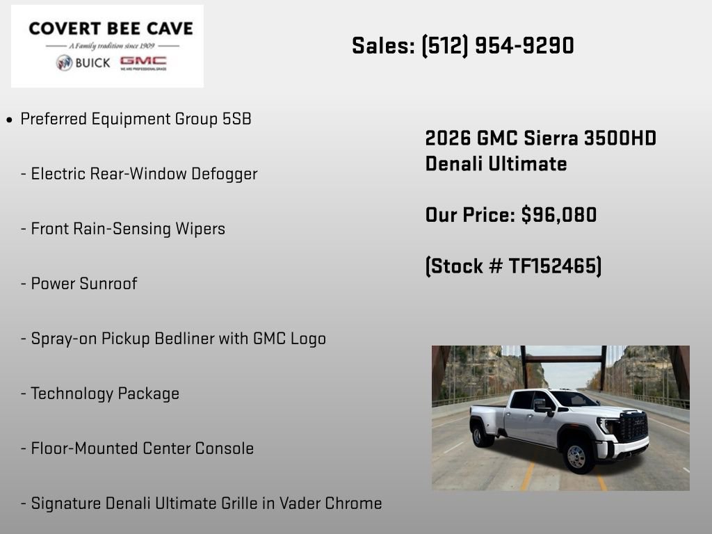 New 2026 GMC Sierra 3500 Denali Ultimate image 12