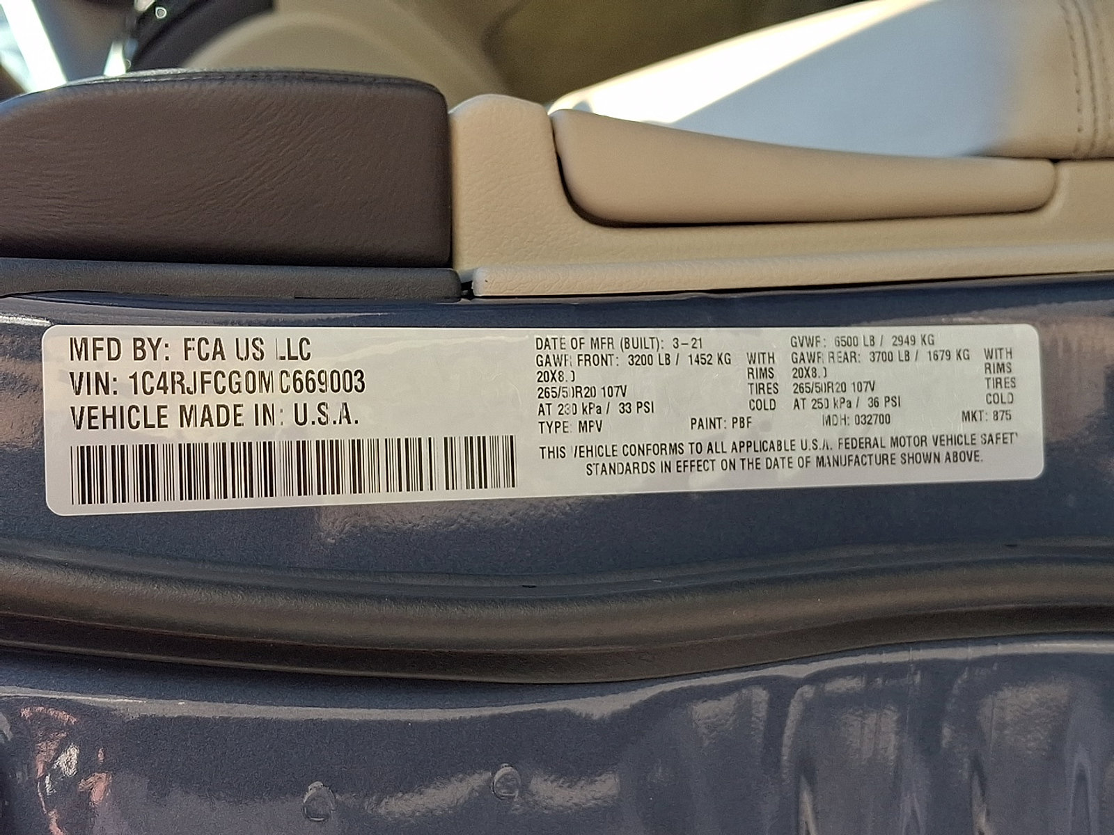 Used 2021 Jeep Grand Cherokee Overland image 31