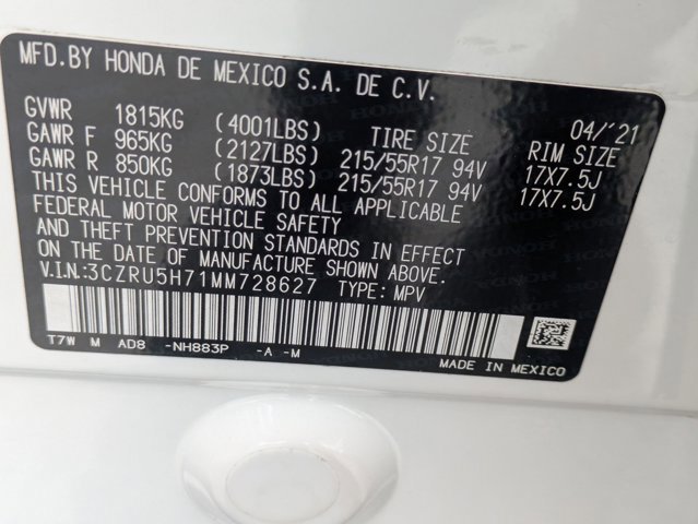 Used 2021 Honda HR-V EX-L image 17