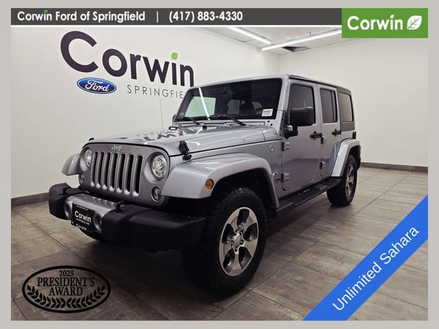 Used 2018 Jeep Wrangler Unlimited Sahara w/ Connectivity Group AWD/4WD image 1
