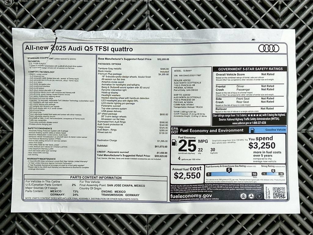 Used 2025 Audi Q5 Premium Plus AWD/4WD image 35