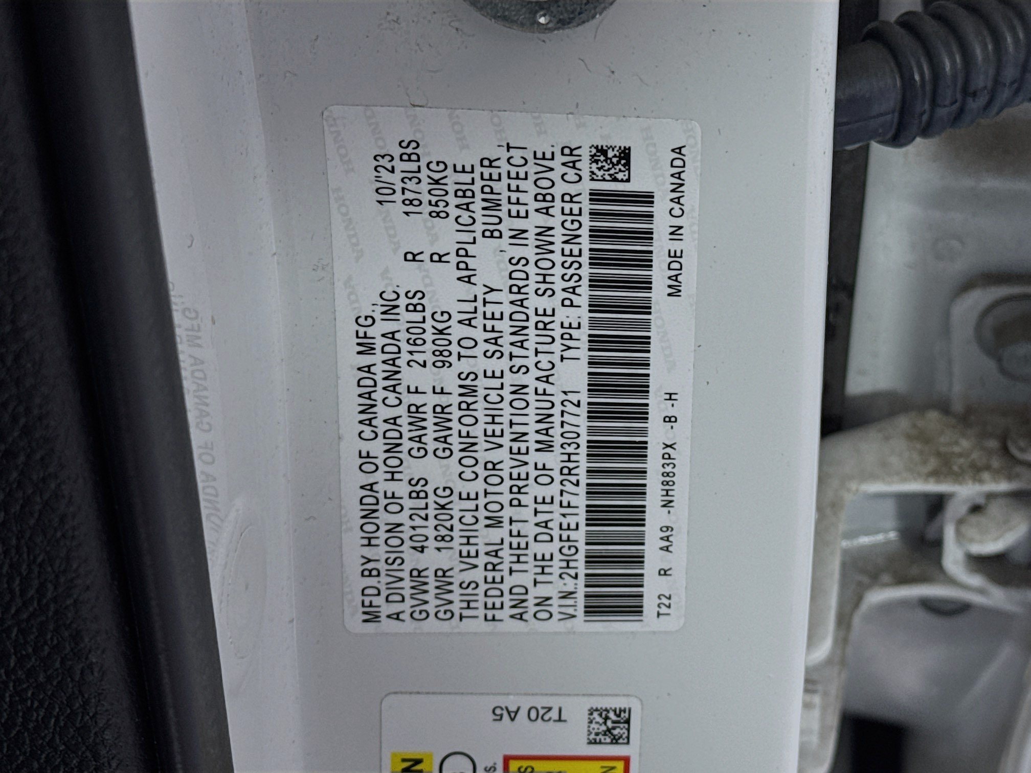 Certified 2024 Honda Civic EX image 31
