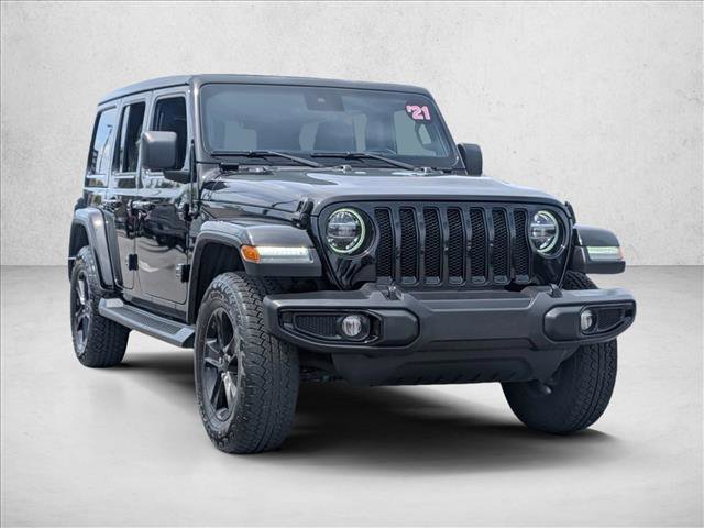Used 2021 Jeep Wrangler Unlimited Sahara AWD/4WD image 3