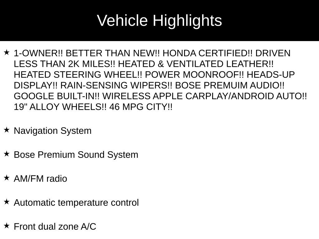 Used 2025 Honda Accord Touring image 32
