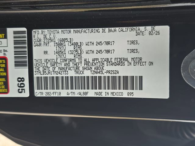 New 2026 Toyota Tacoma SR5 image 34