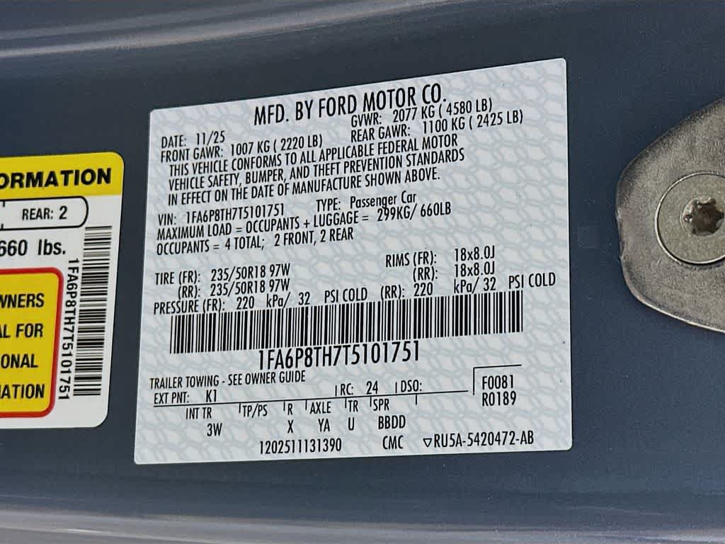 New 2026 Ford Mustang Premium RWD image 20
