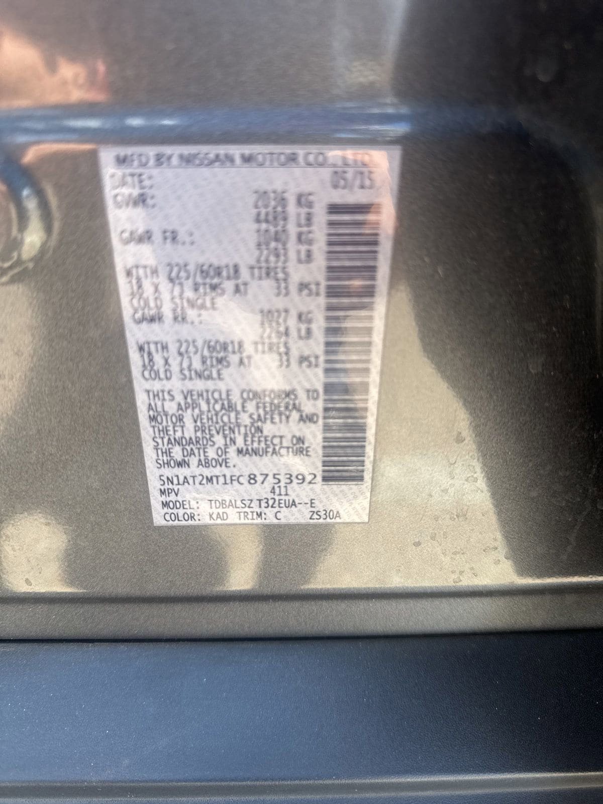 Used 2015 Nissan Rogue SL w/ SL Premium Package FWD image 4