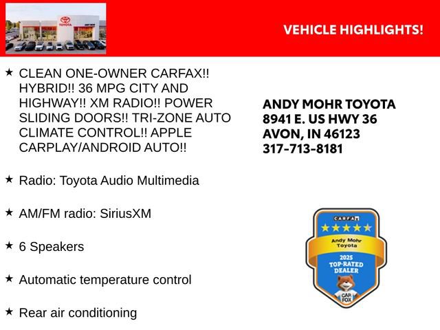 Used 2025 Toyota Sienna LE FWD video 2