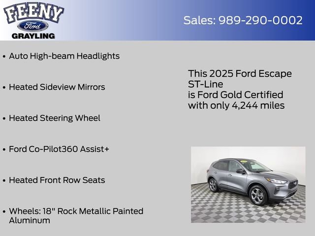 Certified 2025 Ford Escape ST-Line w/ Tech Pack #1 image 18