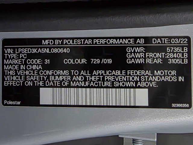 Used 2022 Polestar Polestar 2 w/ Performance Package image 42