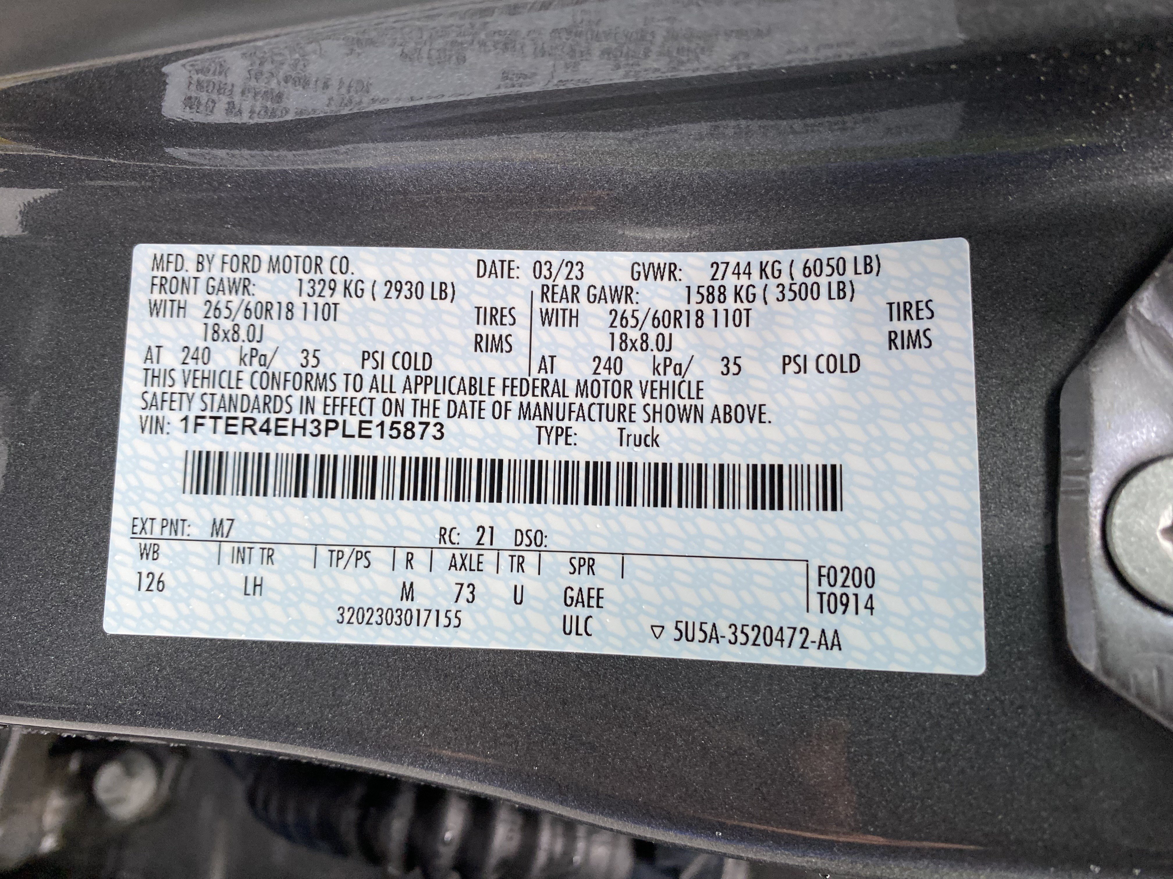 Used 2023 Ford Ranger XLT w/ Equipment Group 301A Mid RWD image 36