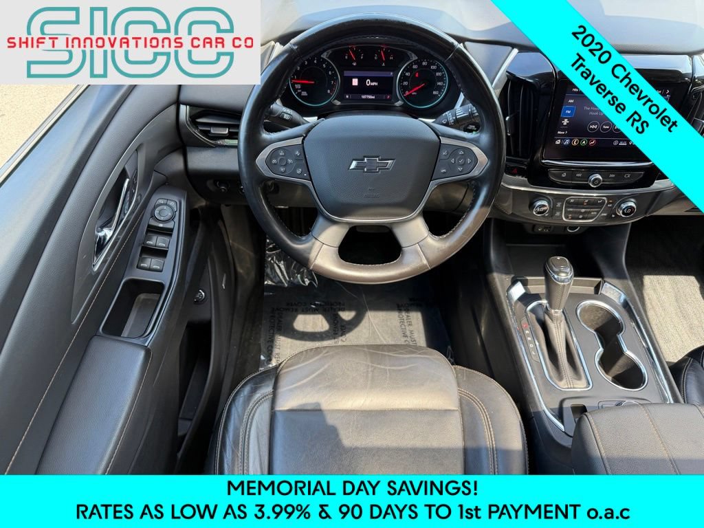 Used 2020 Chevrolet Traverse RS w/ LPO, 'HIT The Road' Package AWD/4WD image 11