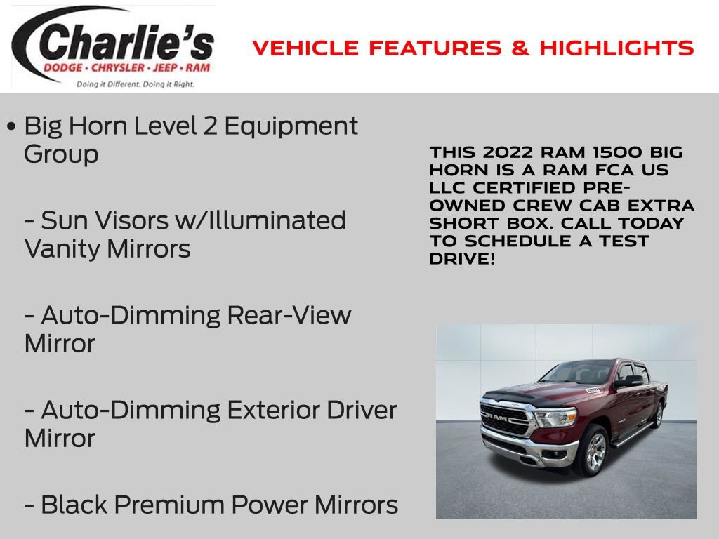 Used 2022 RAM 1500 Big Horn image 13