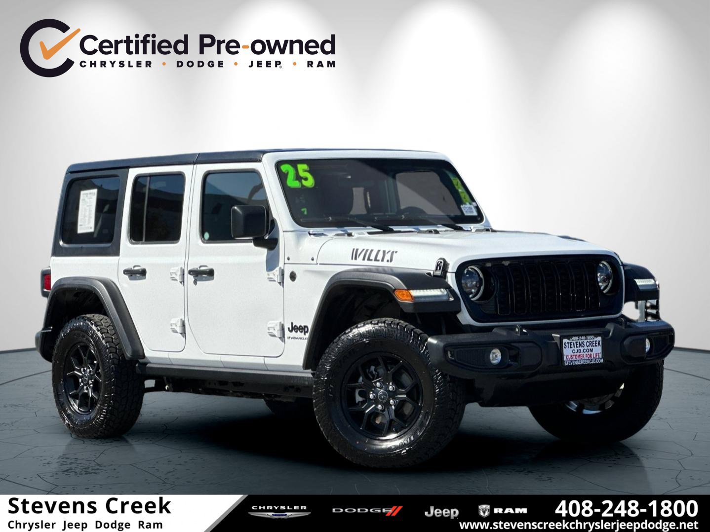 Certified 2025 Jeep Wrangler Unlimited Sport AWD/4WD image 1